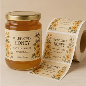 Self Adhesive Sticker Labels Bottle Sticker Labels Product Labels Factory OEM ODM Manufacturer