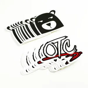 Self Adhesive UV Proof Vinyl Stickers Custom Outdoor Waterproof Cartoon Die Cut Stickers Customize Stickers Labels