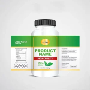 Self Adhesive Waterproof Label for Collagen and Sports Nutrition Products