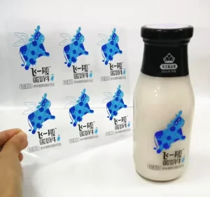 Self Adhesive Waterproof Transparent Sticker Labels Sheet Printing Customized Foil Stamping Sticky Logo Seal Labels