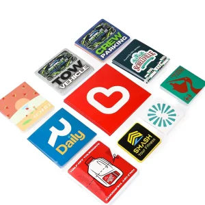 Self-Adhesive Waterproof Vinyl Stickers Roll Printing Rectangular Product Packaging Die Cut Label Sticker