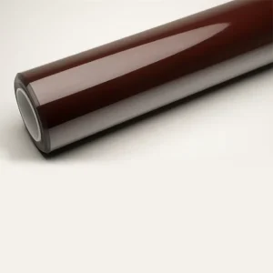 Self Healing Anti Scratch PET Backing Liner Car Body Wrap Sticker Printable Glossy Black Metallic Vinyl Self Adhesive