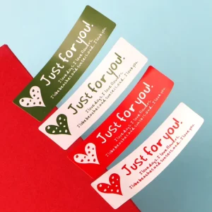 Self adhesive Paper Stickers Anti counterfeit Sealing Stickers Decorative Stickers with UV Coating