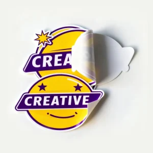 Self adhesive Vinyl Sticker Waterproof Custom Die Cut Pvc Sticker Cute Cartoon logo Sticker Packs