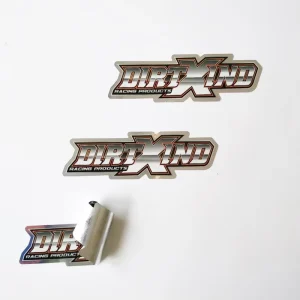 Silver Metallic Foil Stickers Printing Custom Self Adhesive Aluminium Label Stickers Decal