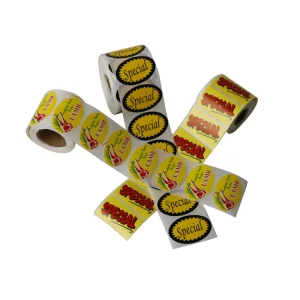 Special Price Retail Stickers Self Adhesive Labels for Product Labeling OEM Customizable for Retail Promotions