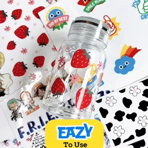 Specialized Custom UV DTF Vinyl Adhesive Stickers Waterproof Transfer for Most Surfaces for Cups Wrap Branding