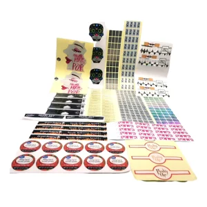 Specialized Custom Vinyl or Paper Waterproof Sticker Label Product Label and Adhesive Label Sticker Printing