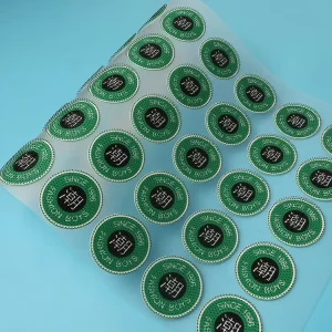 Sticker Custom Printed Raised Logo Vinyl Paper Sheets Dotted Brush Silicone Heat Transfer Labels for T Shirts