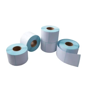 Sticker Labels Custom Thermal Waterproof Round 2 Inch Print Cosmetic Food Adhesive Label Sticker Roll for Packaging