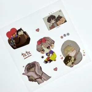 Sticker Paper A4 Embossed Label Sticker Hologram Paper Roll Sticker for Decoration Home and Small Business