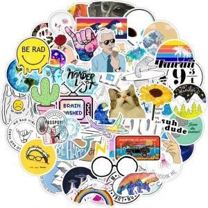 Stickers Custom Cartoon Stickers Decorative Custom Printed Die Cut Vinyl Promotional Stickers