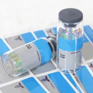 Stickers Custom Logo 10ml 3ml Vial Labels for Weight Loss Cosmetics Custom Packaging Labels Sticker Printing