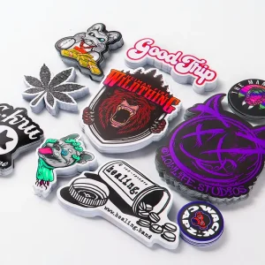Stickers Custom Logo Adhesive Vinyl Printed Printing Decal Die Cut Matte Logo Outdoor Private Design Stickers