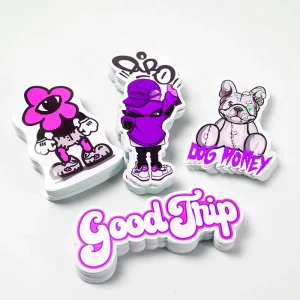 Stickers Custom Logo Self Adhesive Die Cut Vinyl Stickers Waterproof Vinyl Holographic Cartoon Die Cut Stickers