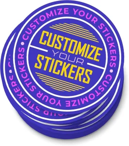 Stickers Custom Logo Waterproof PVC Vinyl Die Cut Adhesive Stickers for Packaging Labels Any Size