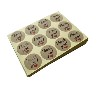 Stickers With Logo Label Printing Custom Adhesive Sticker Paper