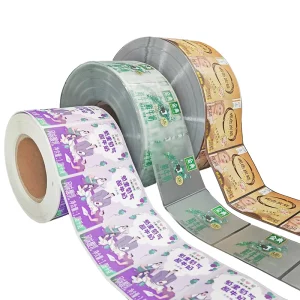 Stickers with High Clarity Show Product Details Custom Logo Silk Screen Printing Bottle Food LOGO Packaging Label Sticker Roll