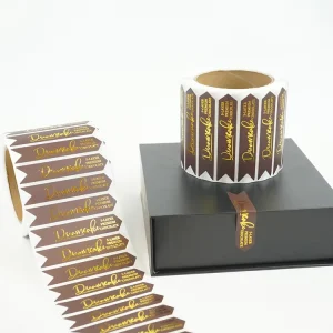 Sticky Sticker Roll Adhesive Label Sticker Custom Matt Finish Print Label for Food Packaging