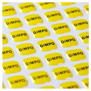 Strong Adhesive Epoxy Dome Sticker Custom Design Embossed 3D Logo Label Printing Clear Epoxy Resin Domed Stickers