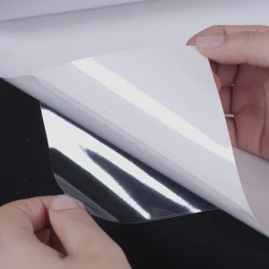 Super Clear Static Cling Vinyl Transparent Removable Window Film Waterproof Reusable for Glass Decoration Sign Sticker