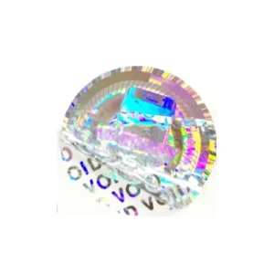 Supply Chain Security Holographic Scratch off Durable QR Code Stickers for Drool Bib & Burp Cloth Waterproof Anti Counterfeit