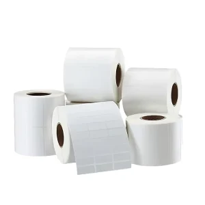 Syncode Direct Thermal Adhesive Labels 50mm*30mm Custom Sticker Exhibition Use Waterproof 100% Wood Pulp Label