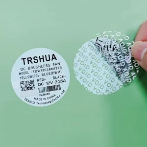 Tamper Proof Void If Seal Broken Security Logo Warranty Stickers Custom Printing Hologram Tape Label