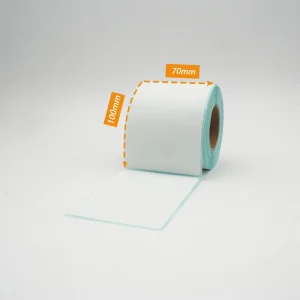 Thermal Self Adhesive Label Paper 70*100 Waterproof Scratch Resistant for Supermarket Packaging Factory