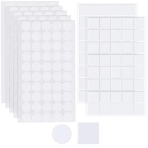 Top Quality 1 Inch Transparent Clear Custom Epoxy Sticker Custom Printing Manufacturer