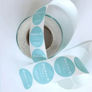 Top Selling Custom Brand High grade Waterproof Vinyl Logo Stickers Roll