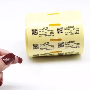 Transparent Adhesive Labels Waterproof and Oil Proof Premium Strong Adhesive PET Transparent Sealing Stickers Adhesive Labels