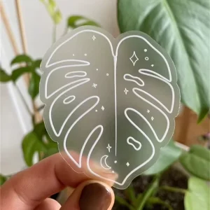 Transparent Adhesive Vinyl Stickers with Air Release Die Cut Technology for Car Wraps for Promotion and Grocery Use