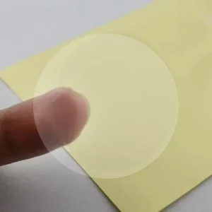 Transparent Custom Printed Waterproof PET Adhesive Label Stickers for Promotion Exhibition Grocery & Supermarket Use Custom Size