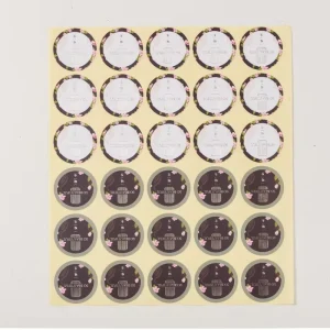 Transparent Customized Eco-Friendly Adhesive Waterproof Sticker Labels for Perfume and Skin Care Packaging