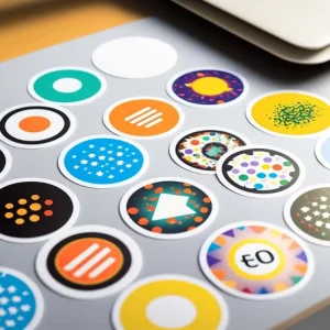 Transparent Die Cut Transfer Stickers Custom Logo Waterproof Vinyl for Business Branding Product Label
