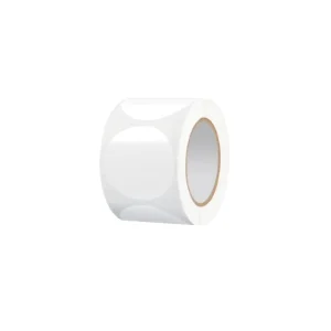 Transparent Double Sided Silicone Adhesive Labels (Transparent Paper) for Packaging Box Sealing Waterproof & Oil-Proof