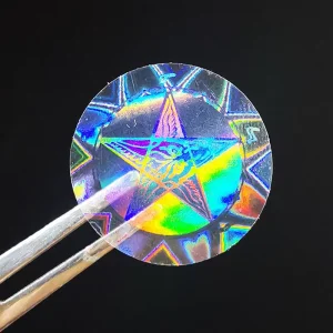 Transparent Envelope Clear Sticker Holo Labels Hologram See Through Sticker