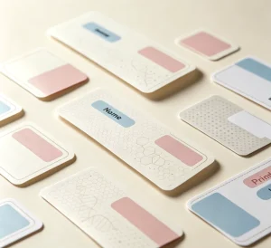 Transparent Partial Adhesive Stickers Custom Print For Shampoo & Shower Liquid Bottles