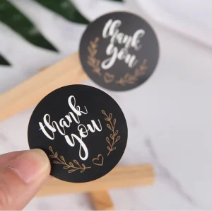 Transparent Plastic Individual Sheet Vinyl Stickers