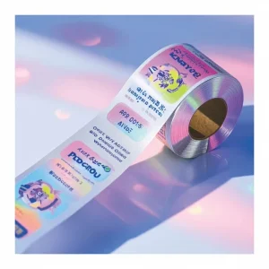 Transparent Stickers Label Roll