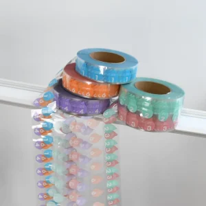 Transparent White Ink Base Special Color Printing Stickers Letter Printed Transparent Stickers Series of Colored Stickers