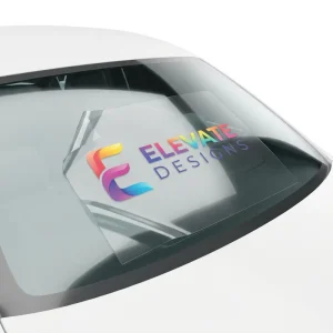 Transparent Window Logo Vinyl Sports Style Self-adhesive Single Use Car Decals Die Cut Promotional Stickers