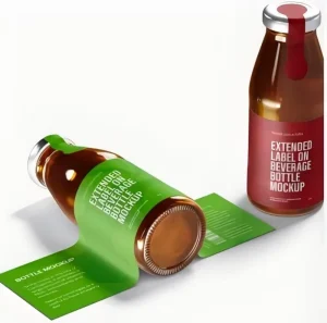 Transparent and Colorful Self Adhesive Roll Labels with Custom Logo