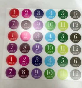 Trendy Durable Oil Proof Waterproof Vinyl Adhesive Stickers Aesthetic Cartoon Decals