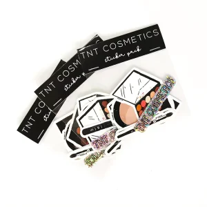 UV Coated Personalized Stickers Packs Waterproof Vinyl Die Cut Logo Sticker Printed Custom Stickers Packs