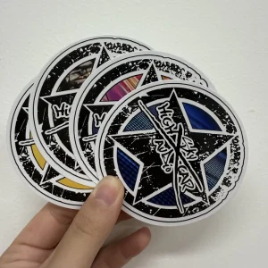 UV Custom Outdoor Sticker Waterproof UV Resistant Weatherproof Cartoon Self Adhesive Glossy PVC Die Cut Vinyl Stickers