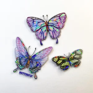 UV Printed Custom Unconventional Stickers Personalizados Durable Waterproof Transparent PET Die-Cut Stickers