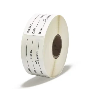 UV Printed Glossy Surface Water-Soluble Aluminum Adhesive Sticker Food Safety Dissolvable Label Free Sample for Frozen Foods