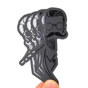 UV Printing Waterproof White Vinyl PVC Self-Adhesive Die Cut Customized Logo Sticker Custom Printing Stickers